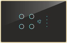 UwaTouch 4 Switch 1 Fan Black