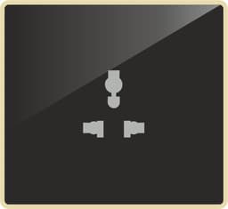 UwaTouch Universal Socket Black