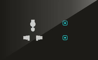 UwaTouch 1 plug 6A, 2 Switch 4M