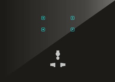 UwaTouch  2switch, 1toway, 1heavy point, 1 plug 6A 6M