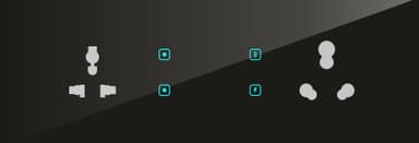 UwaTouch 1 plug 6A, 2switch, 1toway, 1heavy point, 1 plug 16A 8M