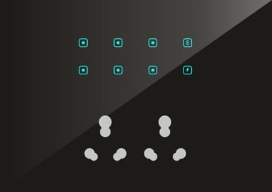 UwaTouch  6 Switch, 1toway, 1heavy poin, 2 plug16A 12M