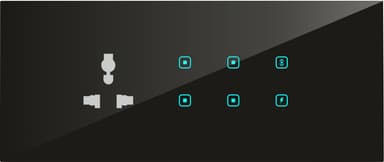 UwaTouch  1 Plug 6A, 4 Switch,1 toway,1 heavy point 8M