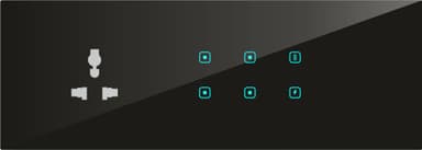 UwaTouch 1 Plug 6A, 4 Switch,1 toway,1 heavy point  8M