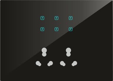 UwaTouch  6 Heavy point,2 plug 16A 12M