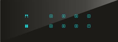 UwaTouch 2 curtain, 6 switch, 1toway ,1heavy point 12M