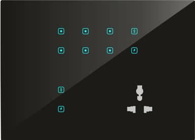 UwaTouch  6 Switch, 2toway, 2 heavy point, 1 plug 6A 12M