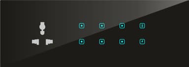 UwaTouch  1Plug 6A, 6 switch, 1toway, 1 heavy point 12M