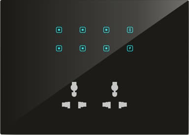 UwaTouch 6 Switch,1toway,1heavy point, 2 plug 6A 12M